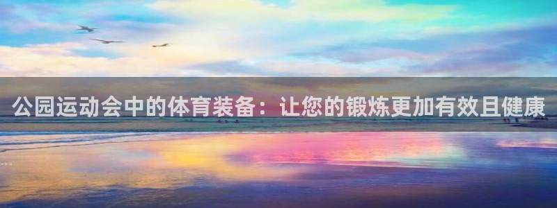 意昂4集团：公园运动会中的体育装备：让您的锻炼更加有