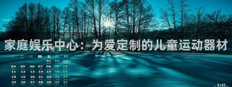 意昂体育4平台APP：家庭娱乐中心：为爱定制的儿童运动器材