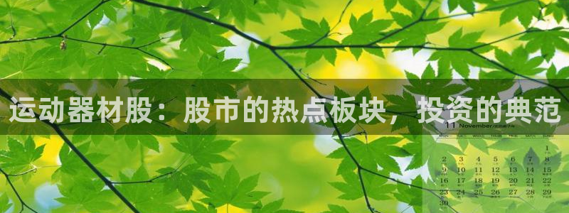 海南意昂体育4发展怎么样：运动器材股：股市的热点板块